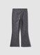 Leggings skinny cinzentas em algod&atilde;o org&acirc;nico com estampado de cora&ccedil;&otilde;es para menina_1
