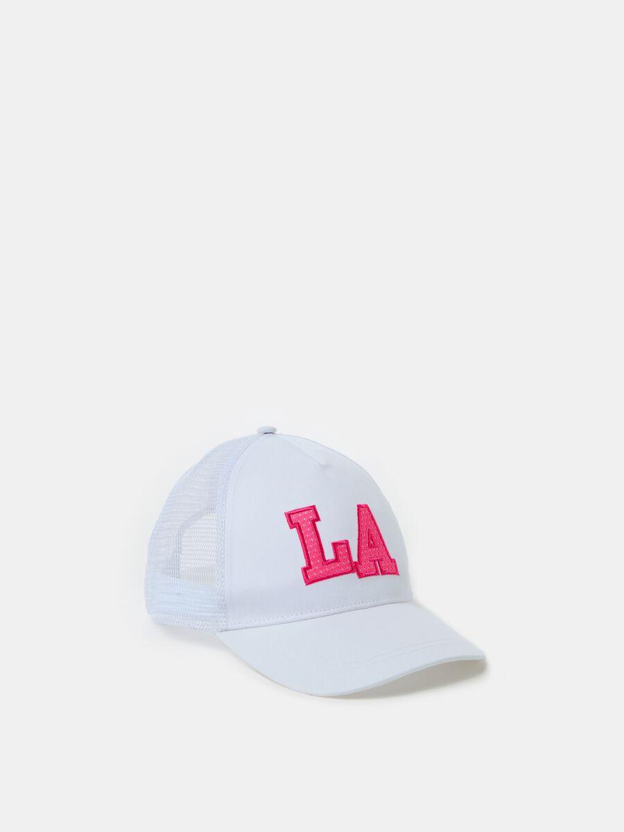 Baseball cap with LA embroidery_0