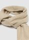 Beige scarf with fringes_1