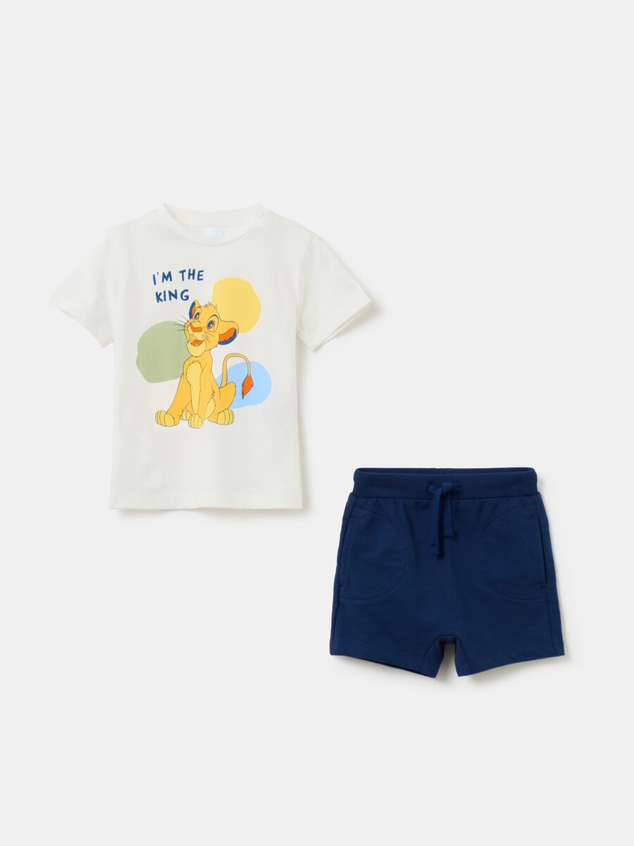 Cotton jogging set with The Lion King print_0