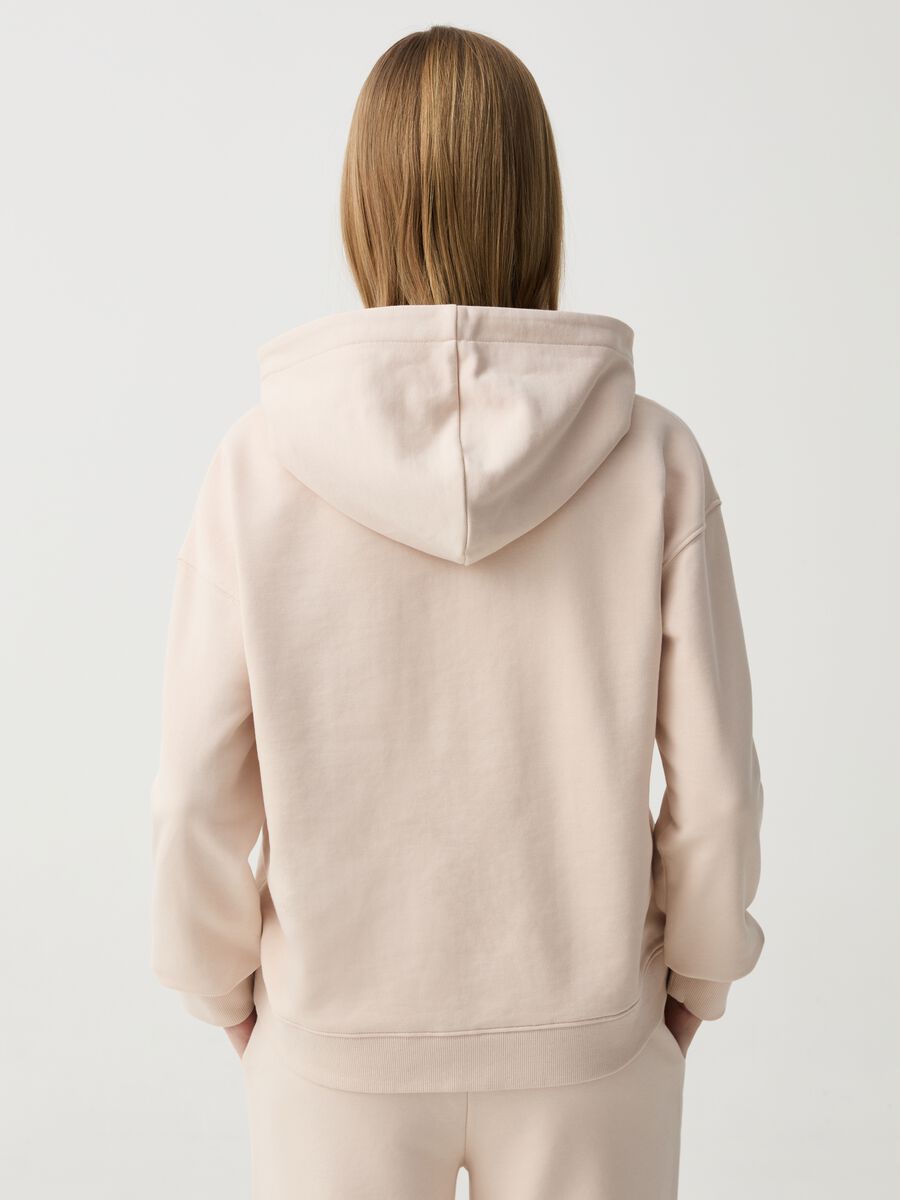 Essential sweatshirt with hood and print_1