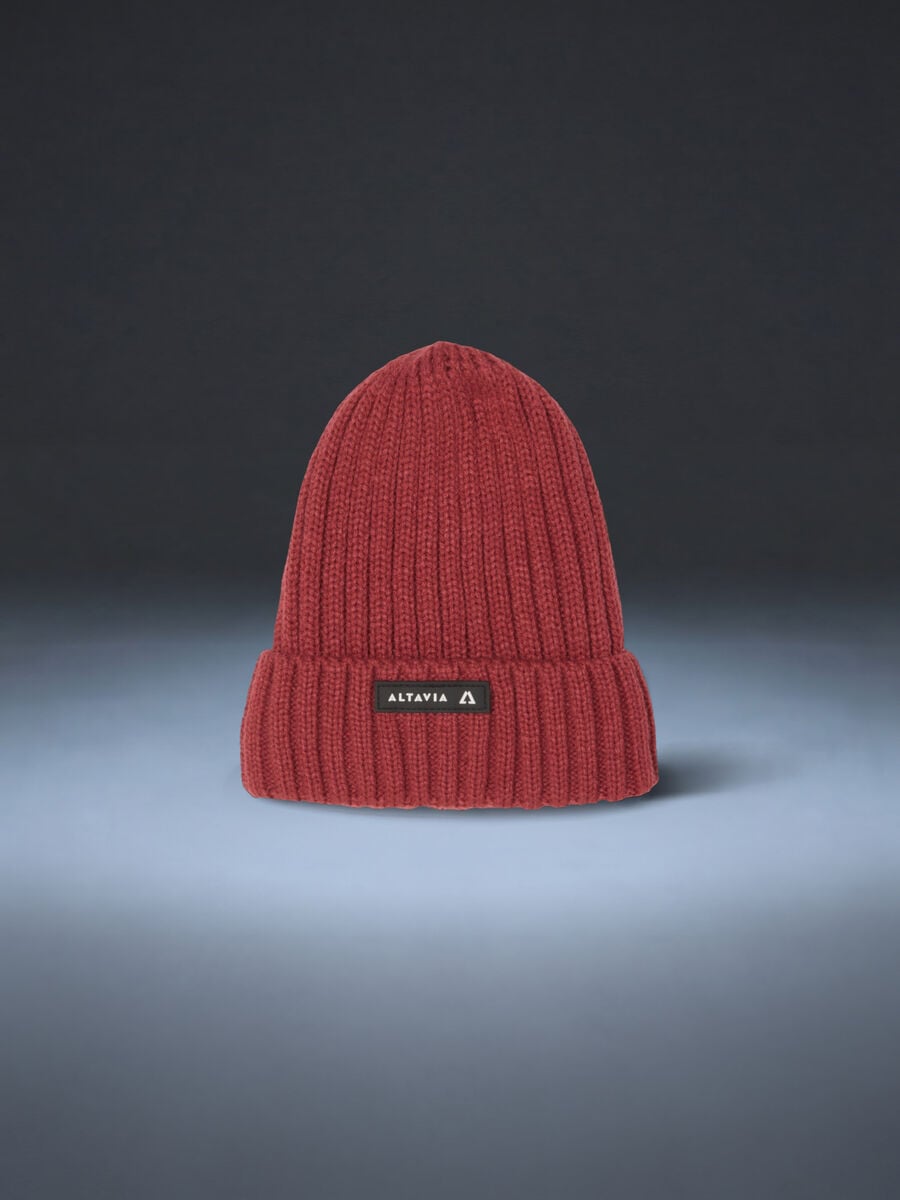 Rib-knit beanie with cuff ALTAVIA WITH DEBORAH COMPAGNONI_0