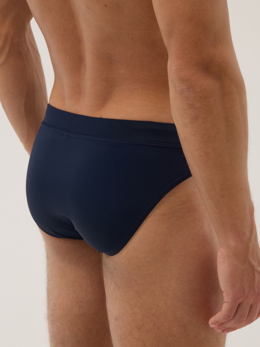 Blue stretch swim briefs_2