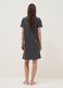 Graues Nachthemd aus reiner Baumwolle mit Stitch-Print_2