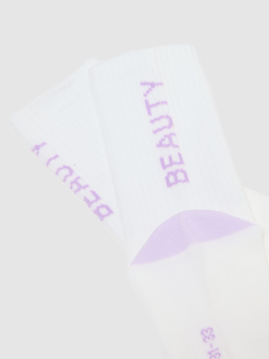 Multicolour cotton short socks tripack for girls_2