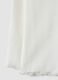 Camiseta blanca slim fit de canal&eacute; en algod&oacute;n el&aacute;stico para beb&eacute; ni&ntilde;a_2