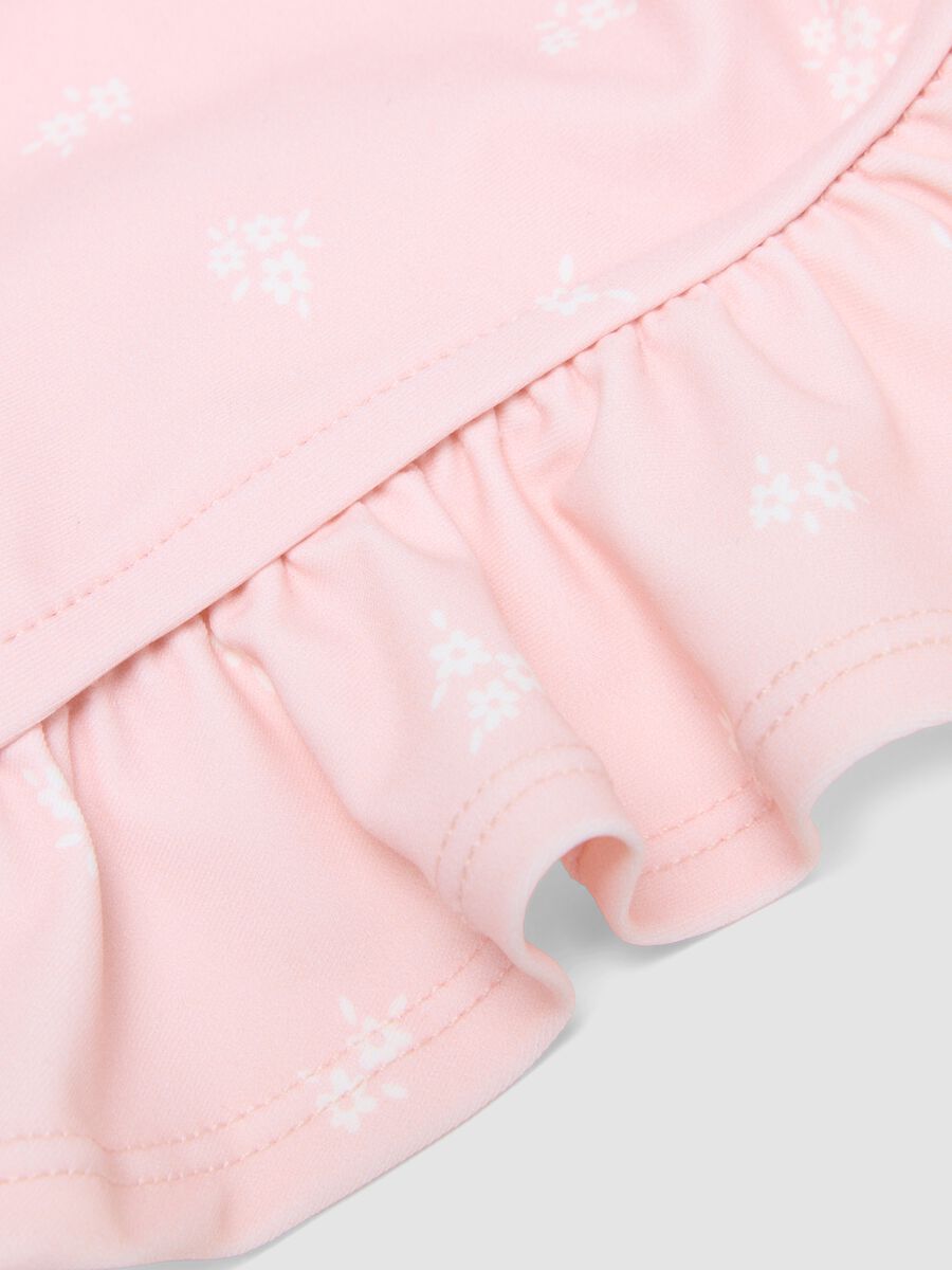 Rosa Bikini aus elastischem Stoff mit R&uuml;schen_3