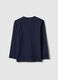 Children's long-sleeve blue cotton shirt regular fit_1