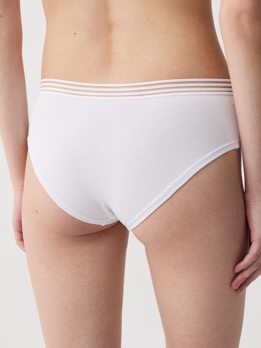 The Nude Effect French knickers in stretch organic cotton_2