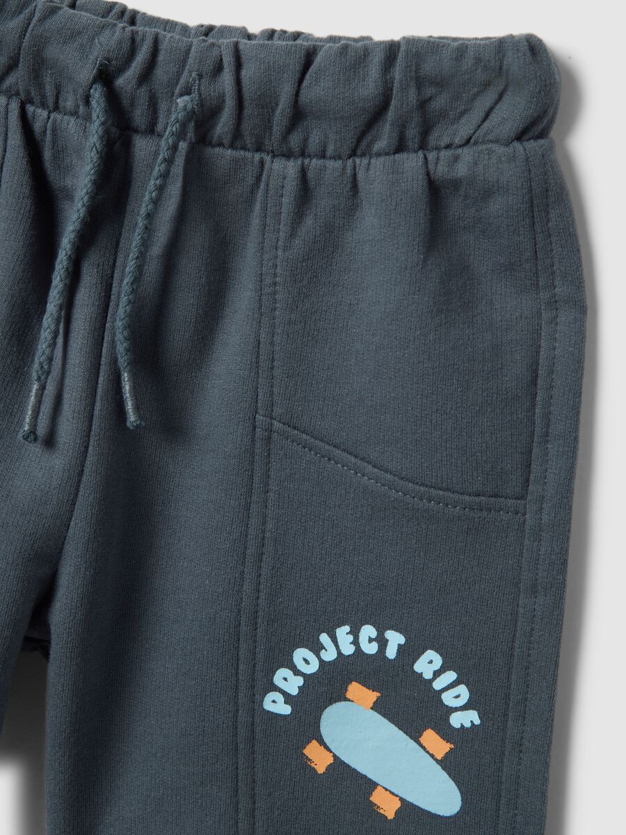 Multicolour pure cotton shorts set for boys with prints_3