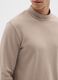 Beige pure cotton sweater regular fit_3
