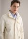 Beige cotton parka jacket, regular fit with pockets and zip_3