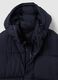 Blue padded jacket, regular fit with zip and buttons_5