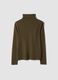 Brown crew-neck pure cotton T-shirt_6