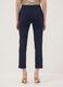 Blue slim-fit stretch viscose chino trousers_2