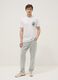 Wei&szlig;es T-Shirt aus reiner Baumwolle mit Print, Regular Fit_0