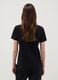 Black pure cotton T-shirt with K-Pop Demon Hunter print, regular fit_3