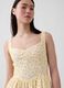 Vestido midi em algod&atilde;o puro com estampado floral_3