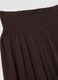 Weite braune Hose aus reiner Viskose mit Elastikbund, Regular Fit_5