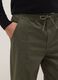 Slim Fit Green Chino Trousers in Pure Cotton_3