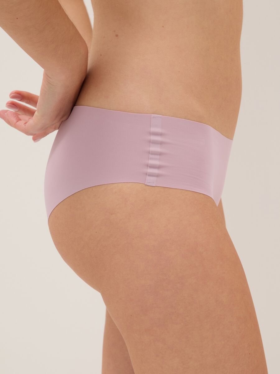 Pink microfibre regular fit briefs_3