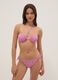 Pink tie-side bikini bottoms in stretch fabric_0