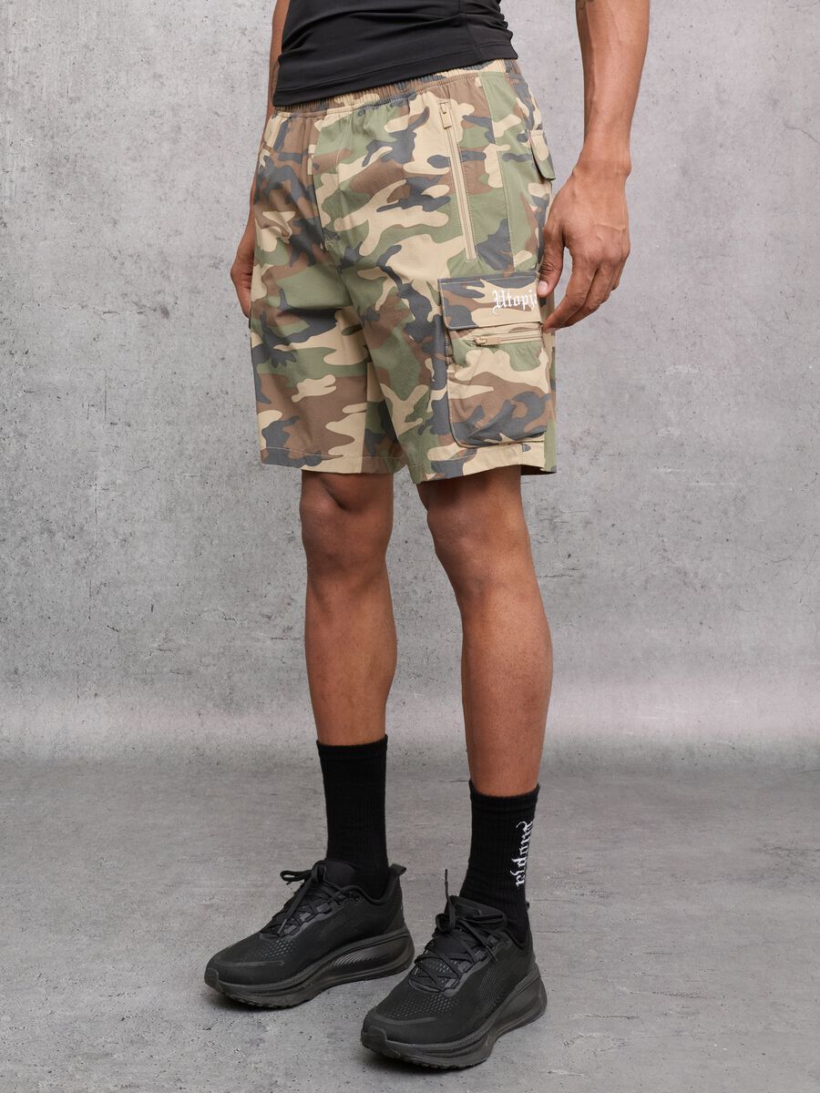 Kombat Active Camo Cargo Shorts_1