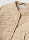 Beige gesteppte, wattierte Jacke in Regular Fit f&uuml;r Baby-M&auml;dchen_3