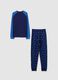 Blue cotton pyjamas for children_1