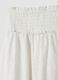 Long white broderie anglaise skirt in pure cotton_5