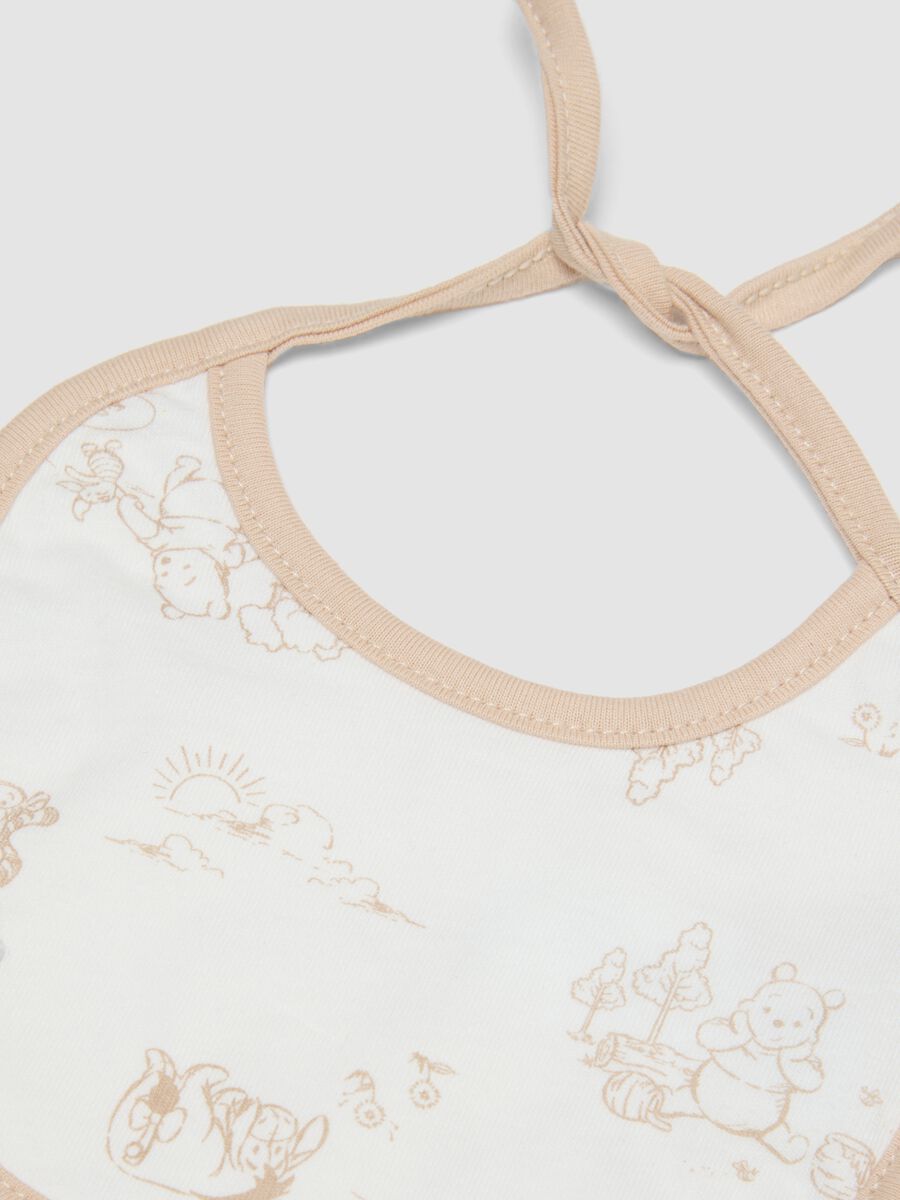 Pack de 2 baberos de algod&oacute;n puro multicolor para beb&eacute; ni&ntilde;a Winnie-the-Pooh_2