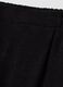 Schwarze Ripp-Hose aus Stretchmaterial, Regular Fit_1
