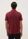 Red pure cotton polo shirt regular fit_2