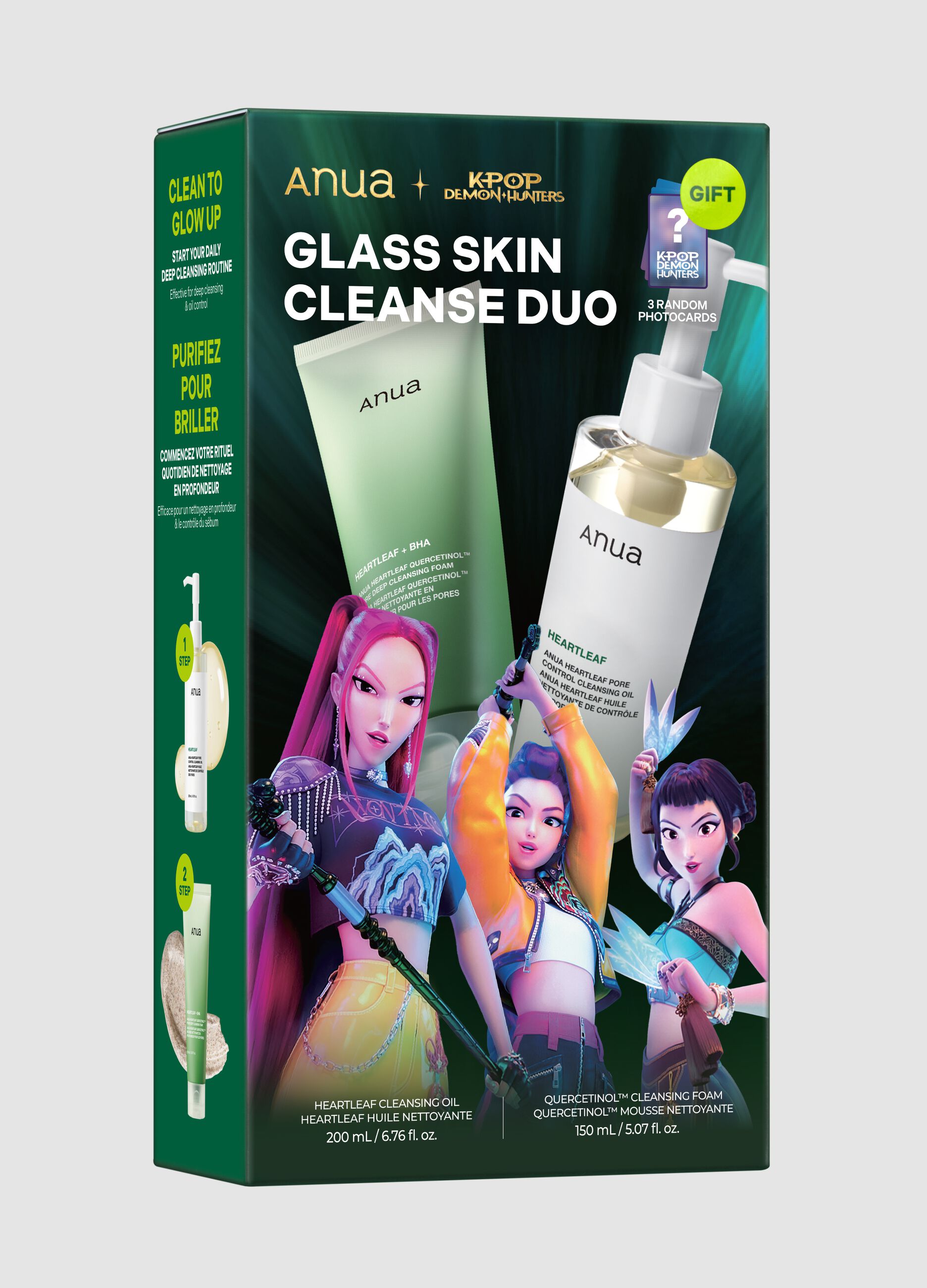 Double Cleansing Duo Set | Anua K-Pop Demon Hunters