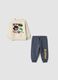 Beige and blue Batman organic cotton set_0