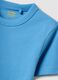 Boys' light blue pure cotton oversized T-shirt_2