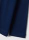 T-shirt blu navy in puro cotone organico con girocollo_3