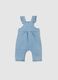 Baby-M&auml;dchen Latzhose in hellblauem Denim mit regul&auml;rer Passform_1