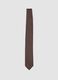Dark brown tie with 7.5 cm blade_0