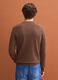 Brown pure cotton crew-neck jumper, regular fit_2