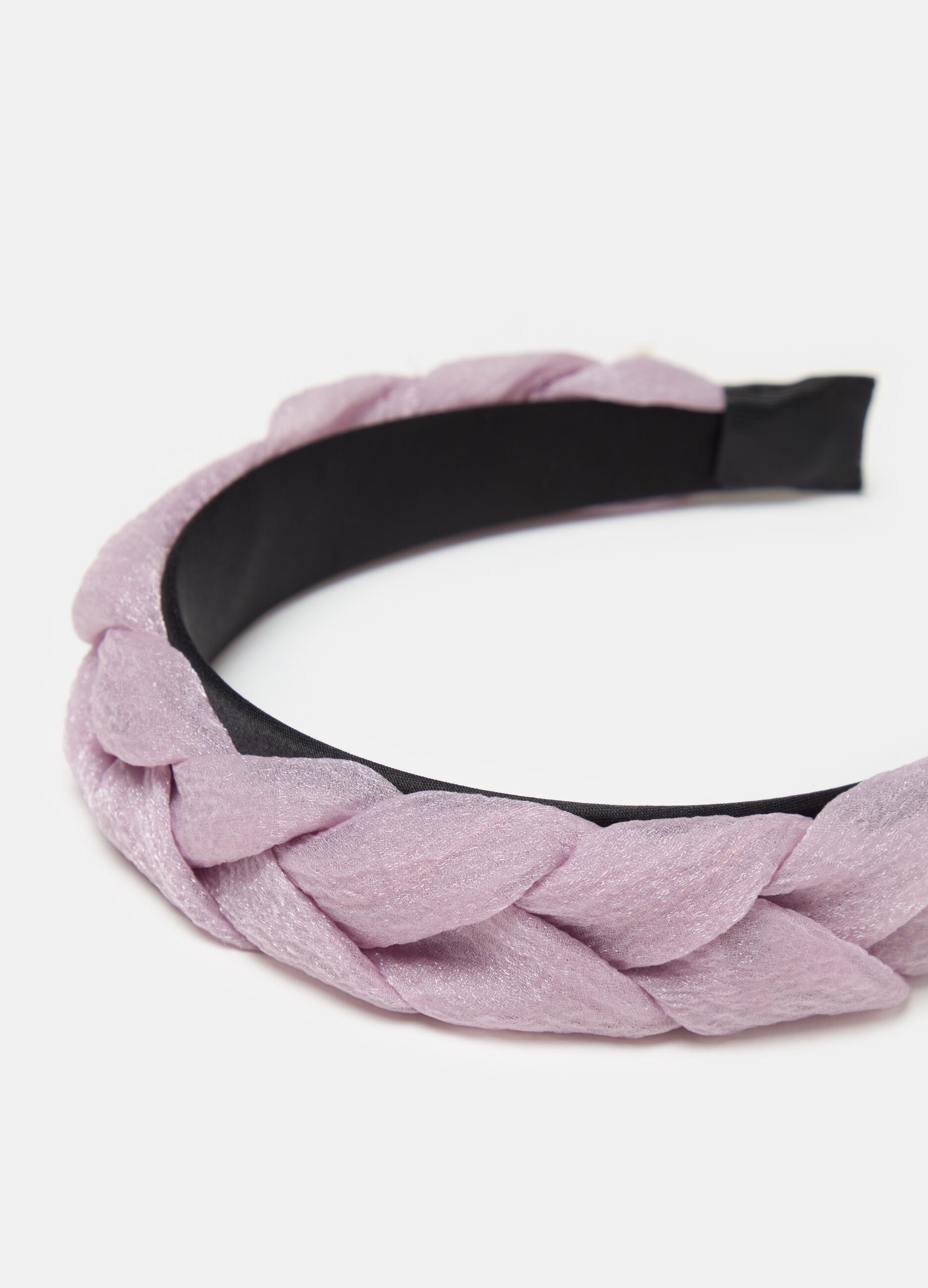 Alice band in braided fabric