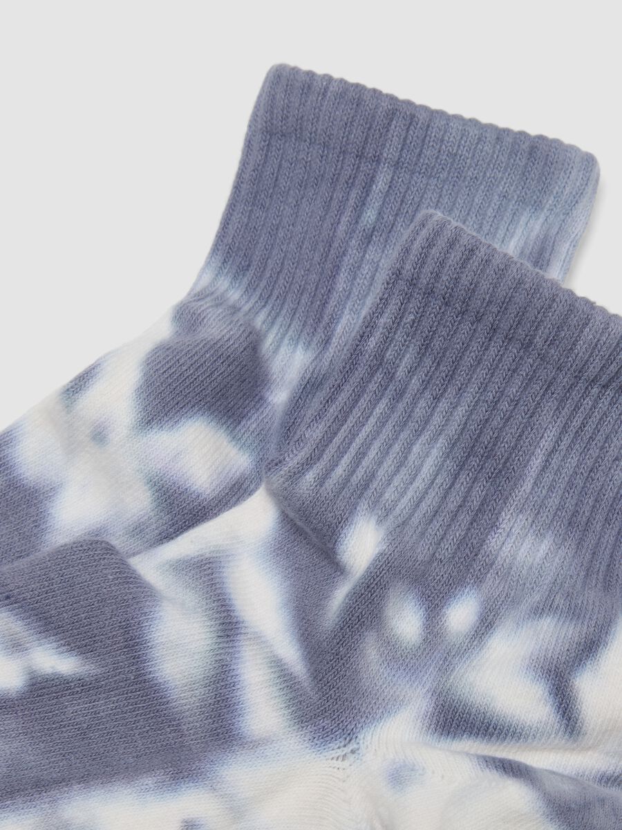 Multicolor-Sportsocken aus elastischer Baumwolle mit Tie-Dye-Effekt_2