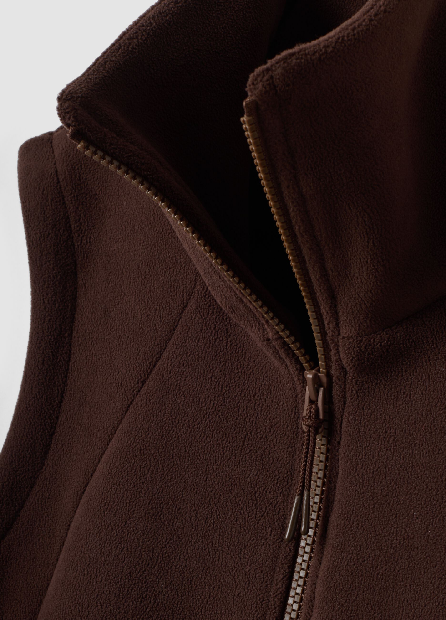 Gilet in Pile Full Zip 2 Way Stretch ALTAVIA WITH DEBORAH COMPAGNONI