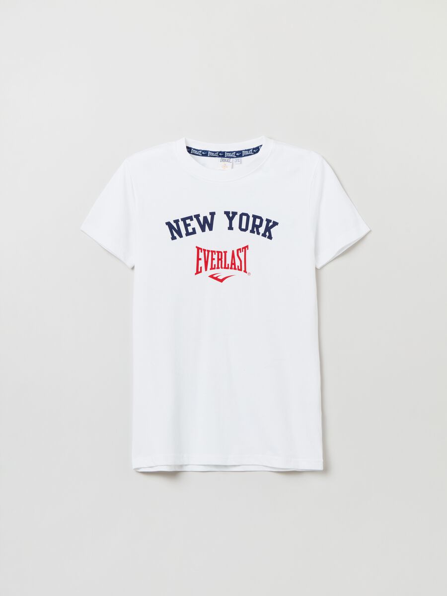 100% cotton T-shirt with logo print_0