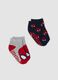 2-pack blue non-slip socks in organic stretch cotton MARVEL Spider-Man_0
