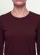 T-shirt roxa de manga comprida em jersey de algod&atilde;o puro, corte regular_2