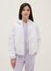 White Hooded Regular Fit Girls' Jacket_0