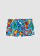 Sky-blue stretch fabric boys&rsquo; swim shorts_1