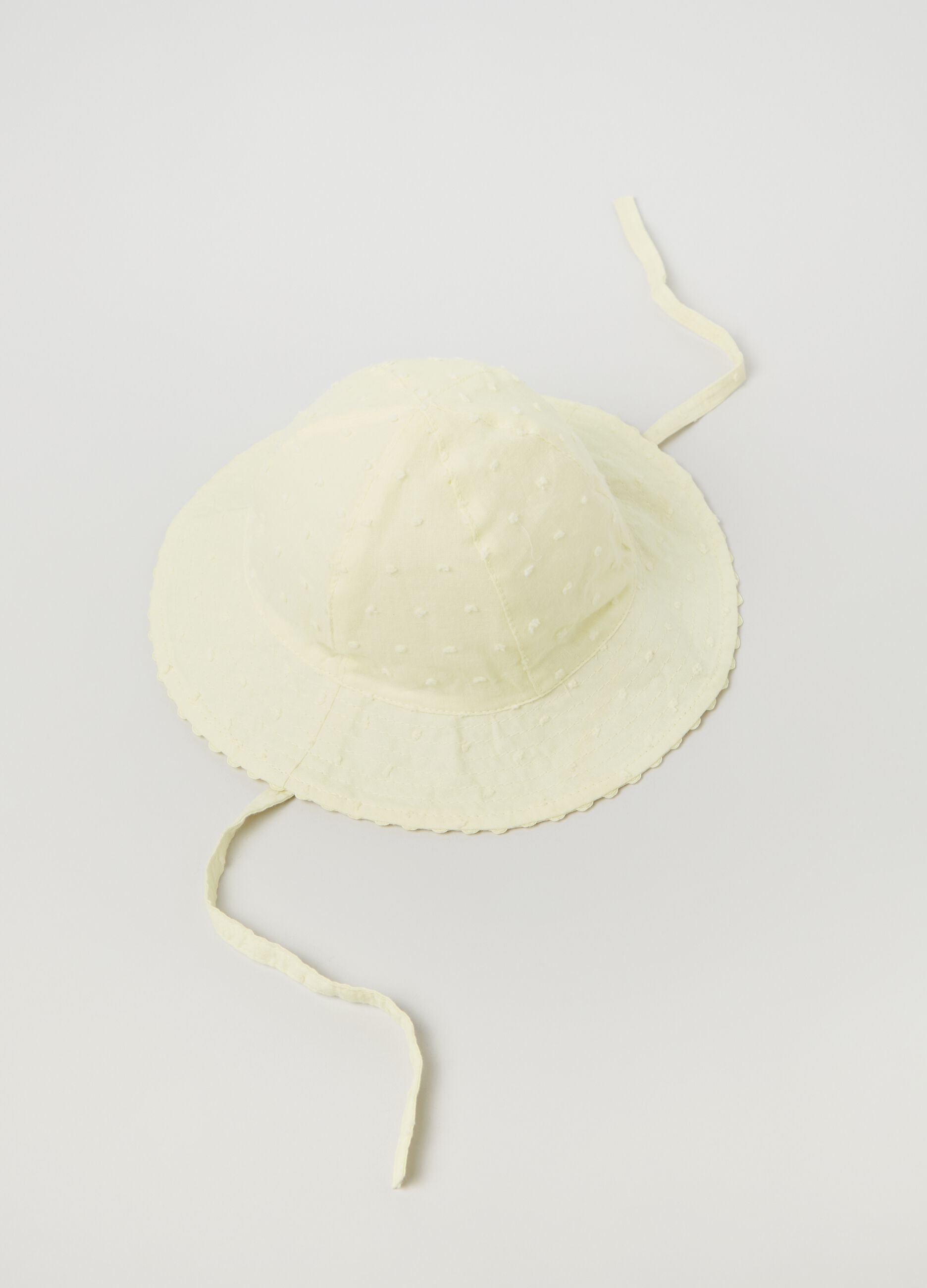 Sombrero de algodón dobby