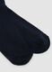 Three-pack of blue stretch cotton socks_2